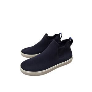 Rothy's Chelsea Nightfall Navy Fabric High Top Sneaker Boots, Women's Size 10